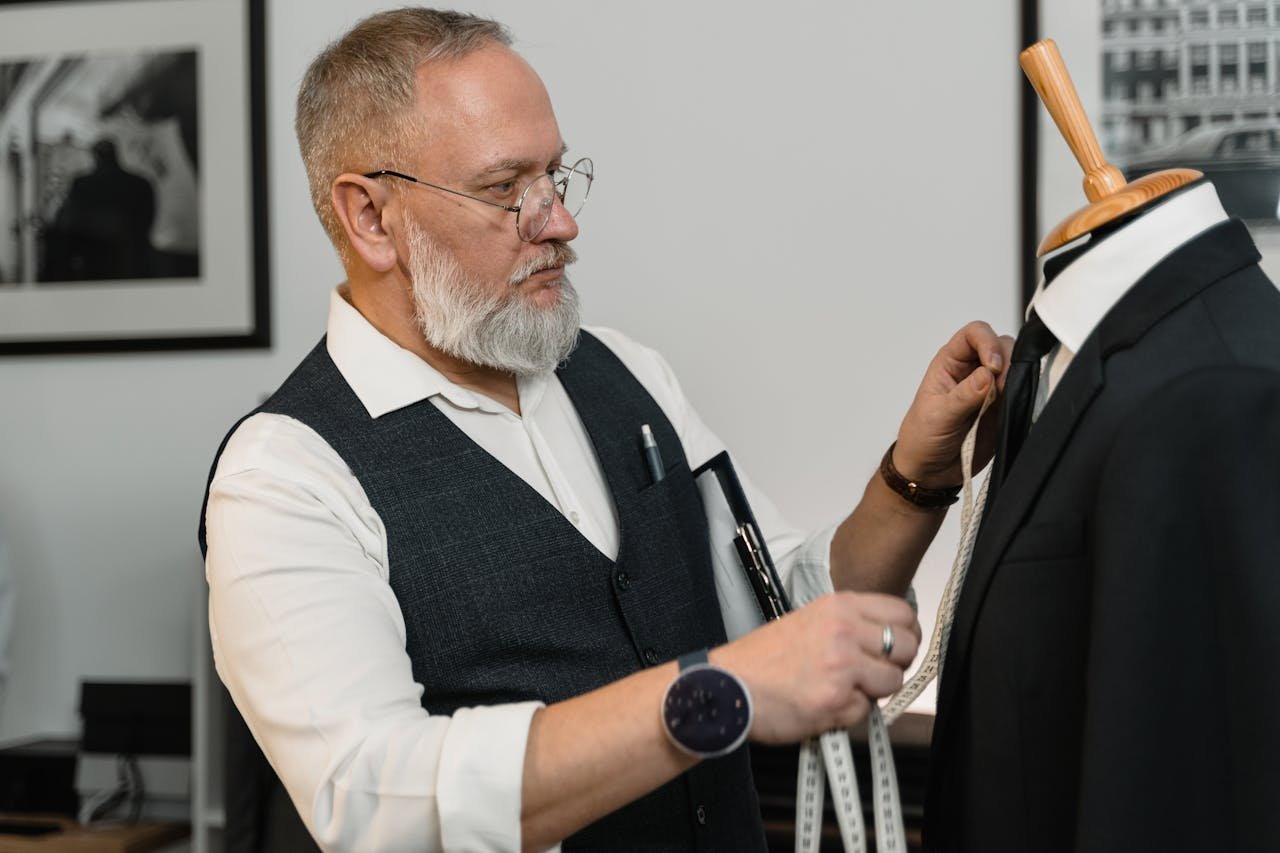 Man in White Dress Shirt Wearing Black Framed Eyeglasses